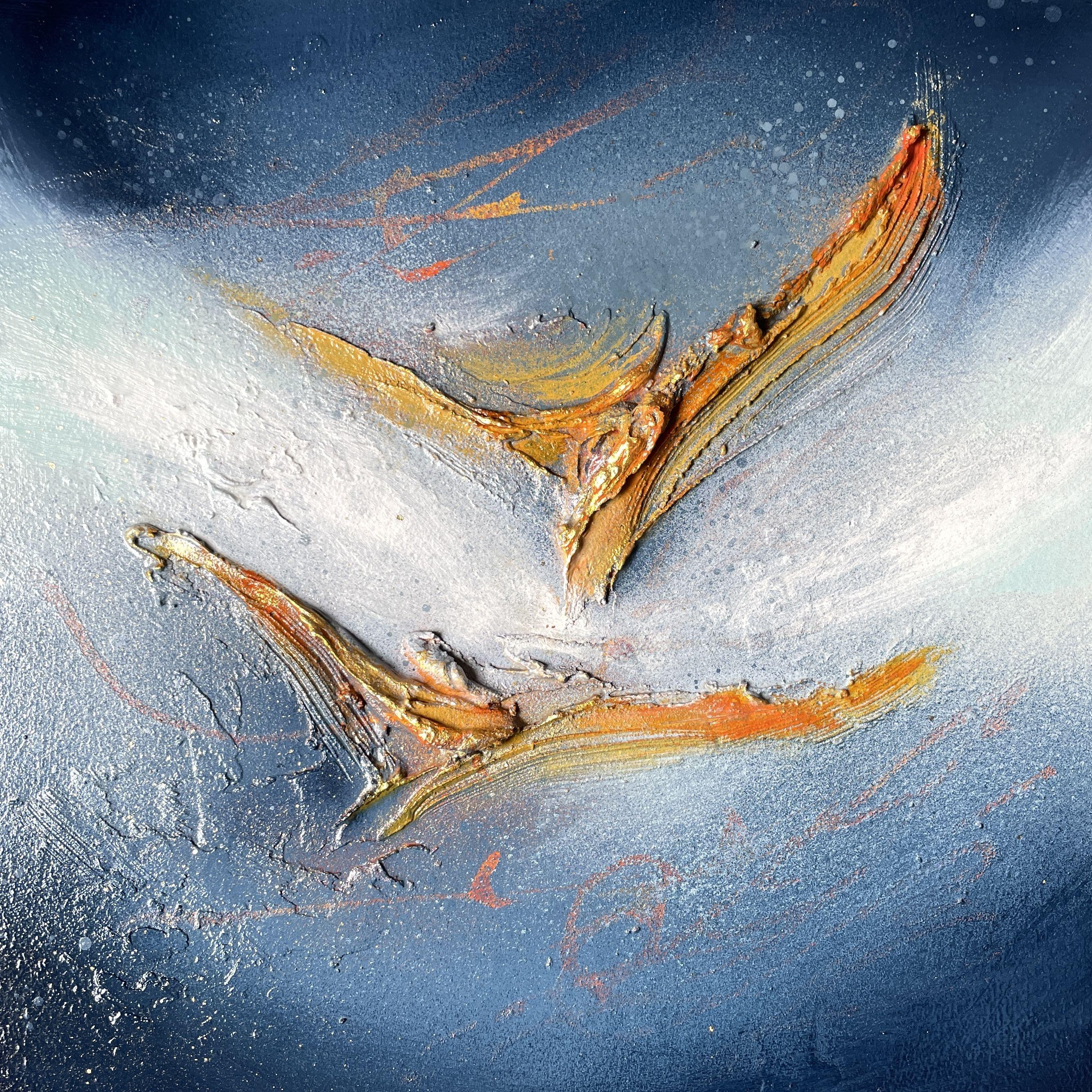Mapping the inner Journey #2, Gemälde, Acryl auf MDF-Tafel