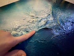 Northern Lights, Painting, Acrylic on Wood Panel