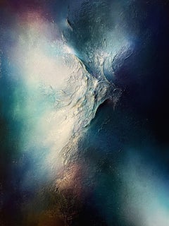 Northern Lights, Painting, Acrylic on Wood Panel