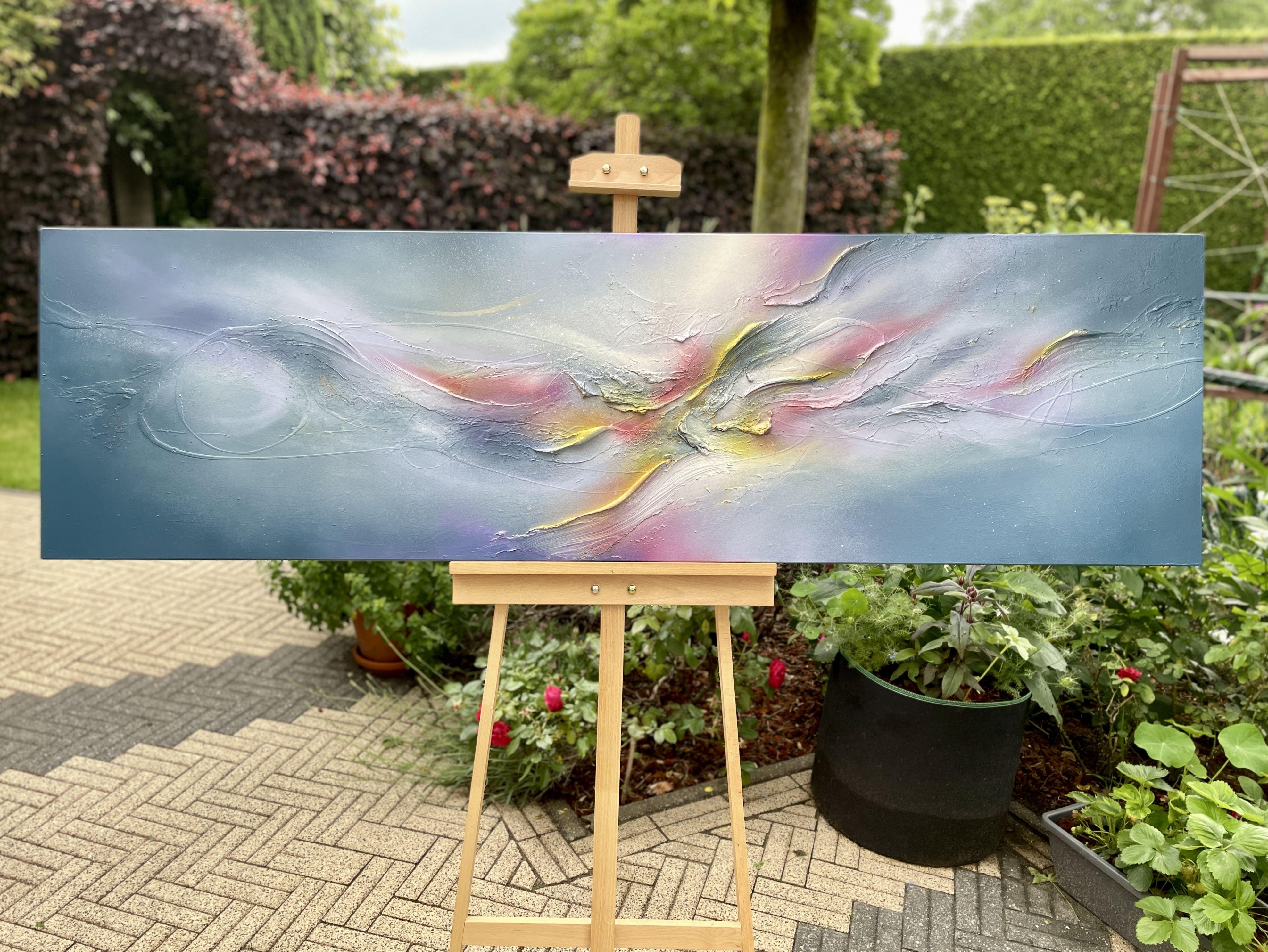 Reconnecting with your inner Self, Malerei, Acryl auf Holzplatte – Painting von Selene Art