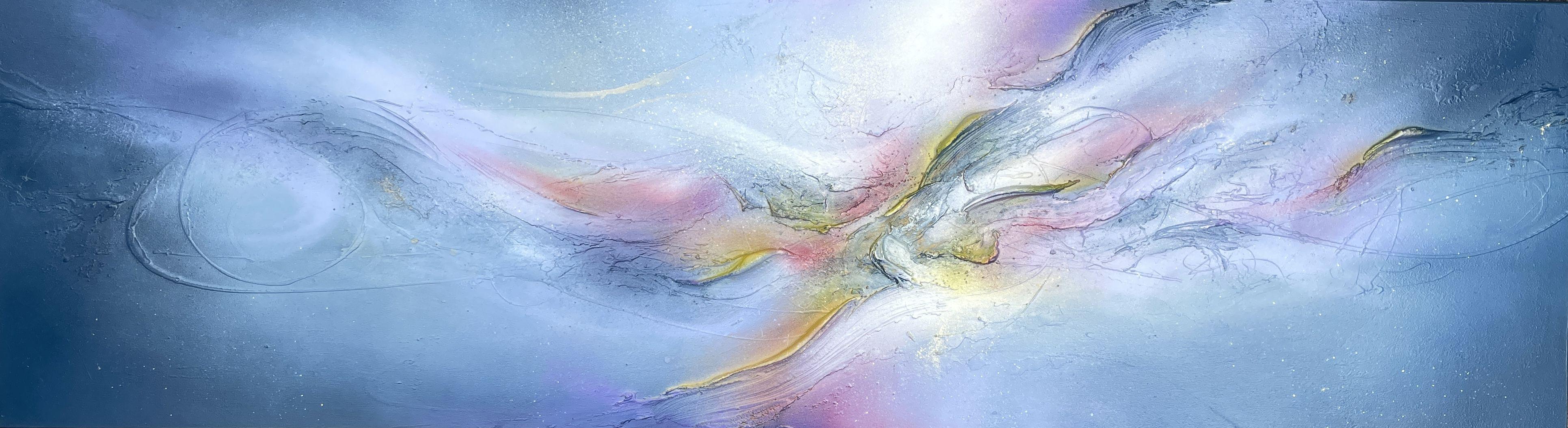 Reconnecting with your inner Self, Malerei, Acryl auf Holzplatte