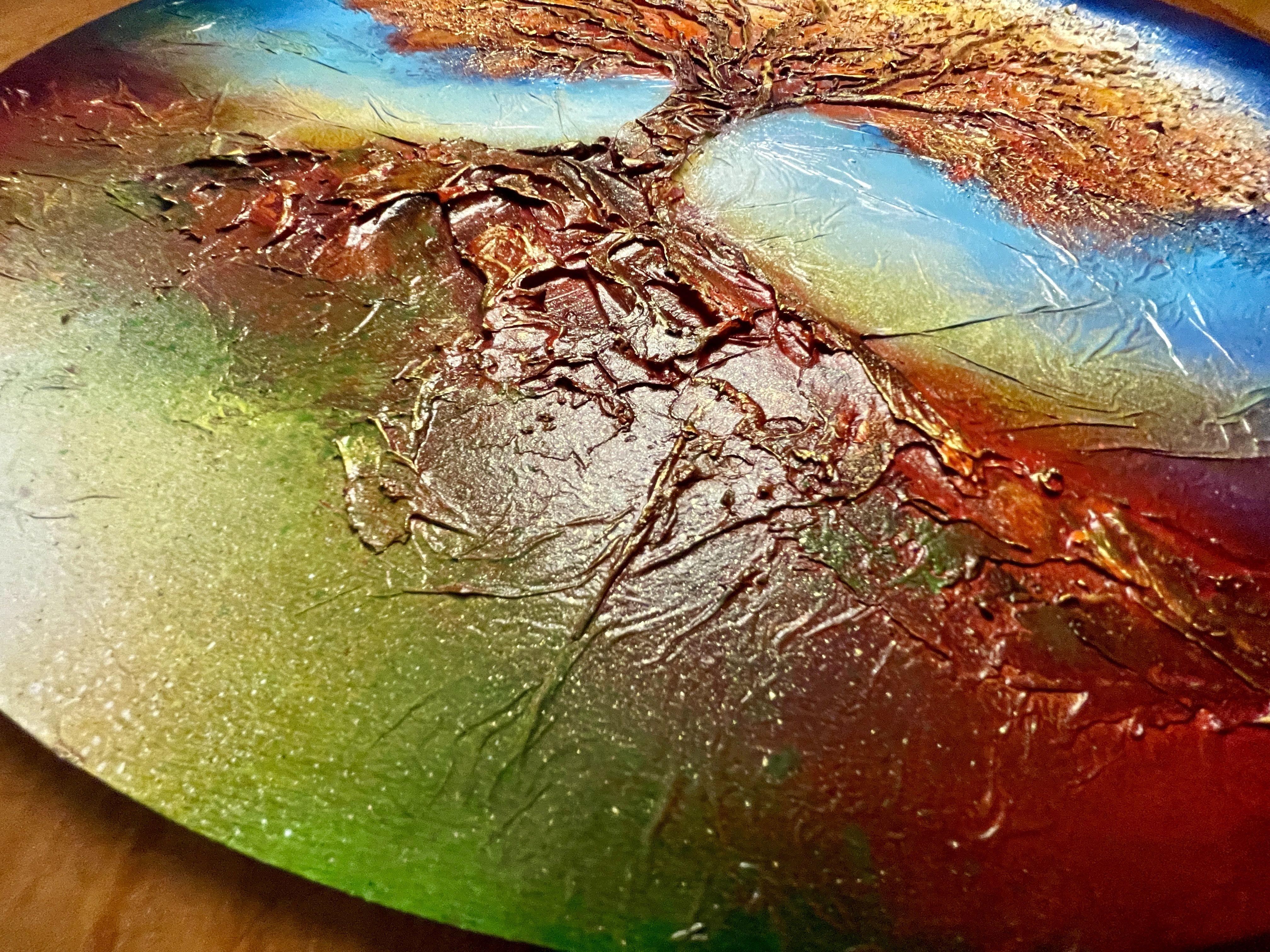The Tree of Life #2, Painting, Acrylic on MDF Panel For Sale 3