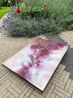 Unique as a Rose, Painting, Acrylic on Wood Panel