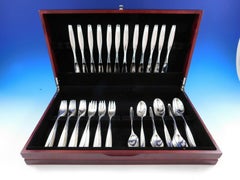 Selene by Kirk and Son Sterling Silver Flatware Set for 12 Service 60 Pieces