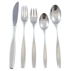 Selene by Kirk and Son Sterling Silver Flatware Set for 12 Service 60 Pieces