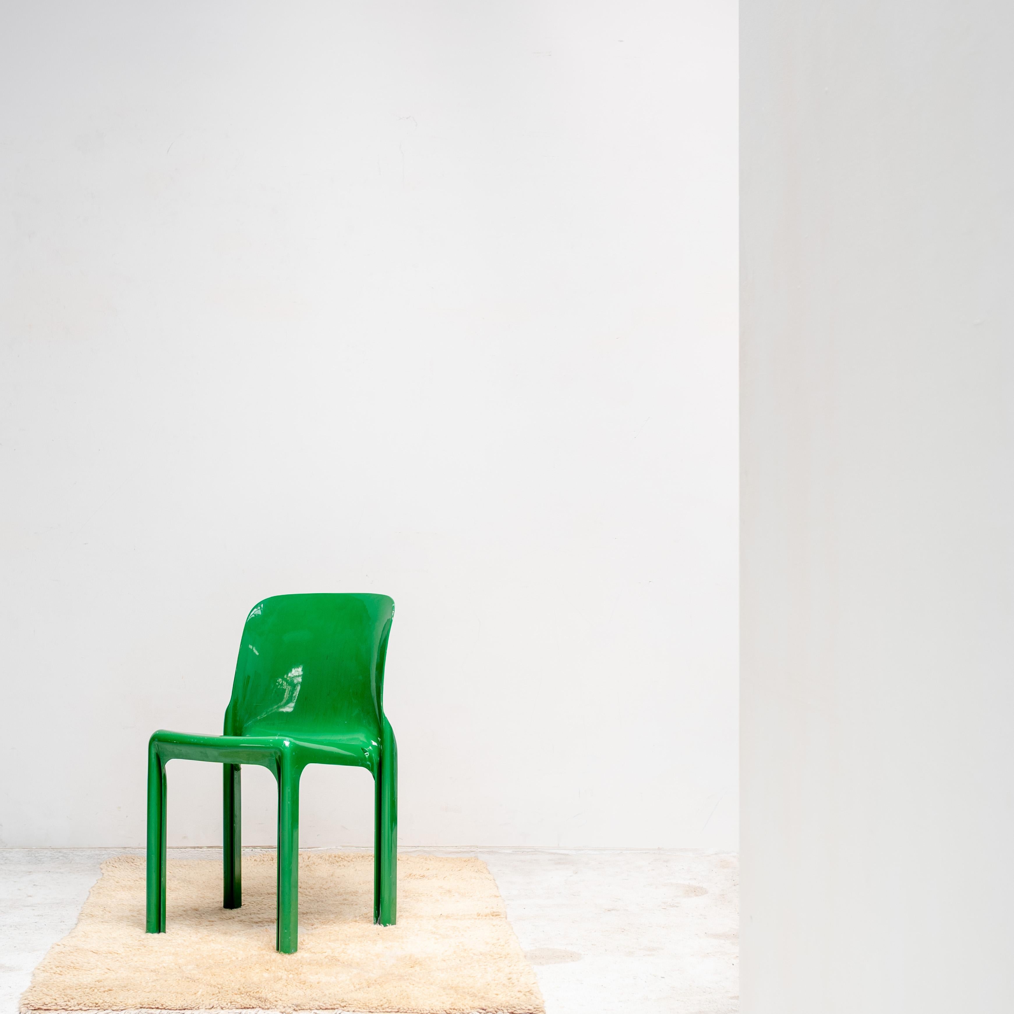 Plastica Sedia Selene di Vico Magistretti per Artemide, anni '70 in vendita