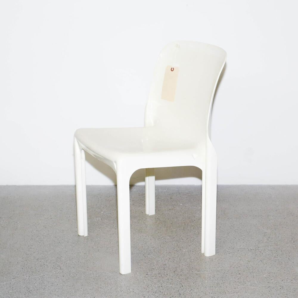 Selene-Stuhl – Weiß im Zustand „Gut“ im Angebot in Princeton Junction, NJ