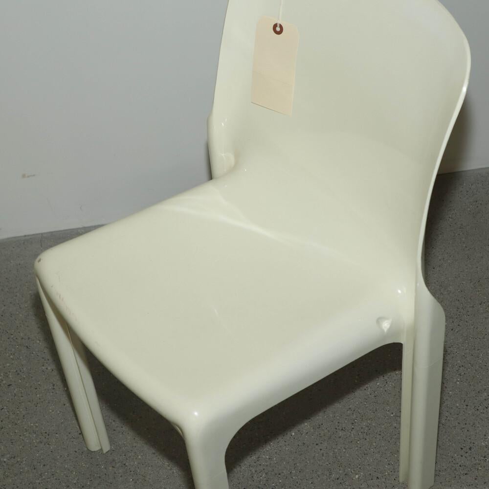 Selene-Stuhl – Weiß (20. Jahrhundert) im Angebot