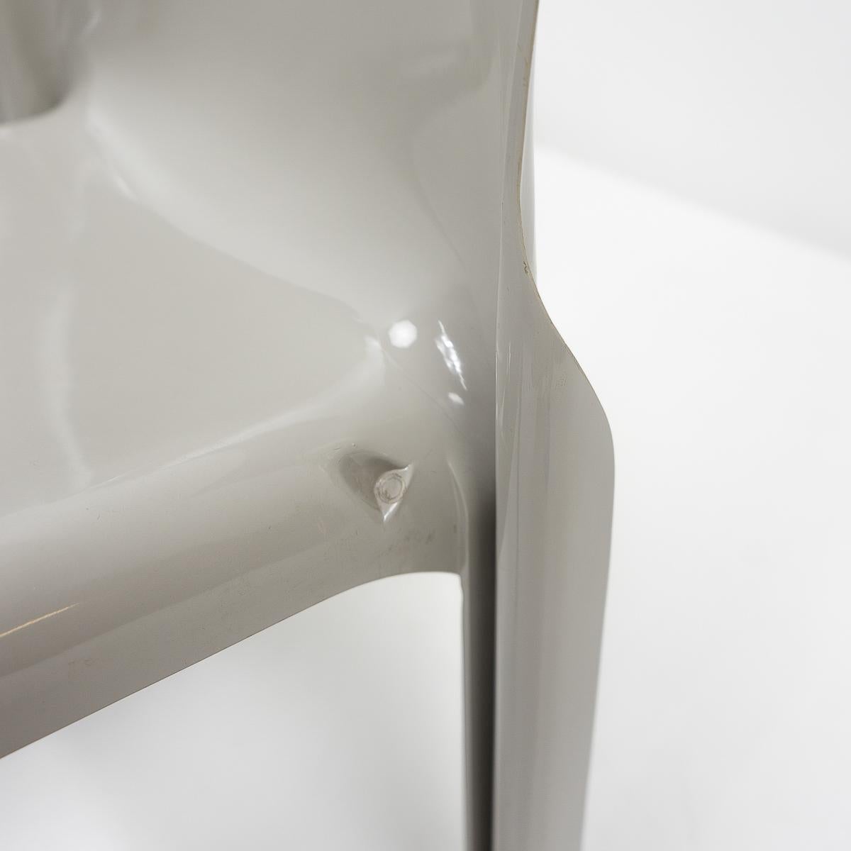 Selene-Stühle von Vico Magistretti für Artemide, 8 Teile im Angebot 6