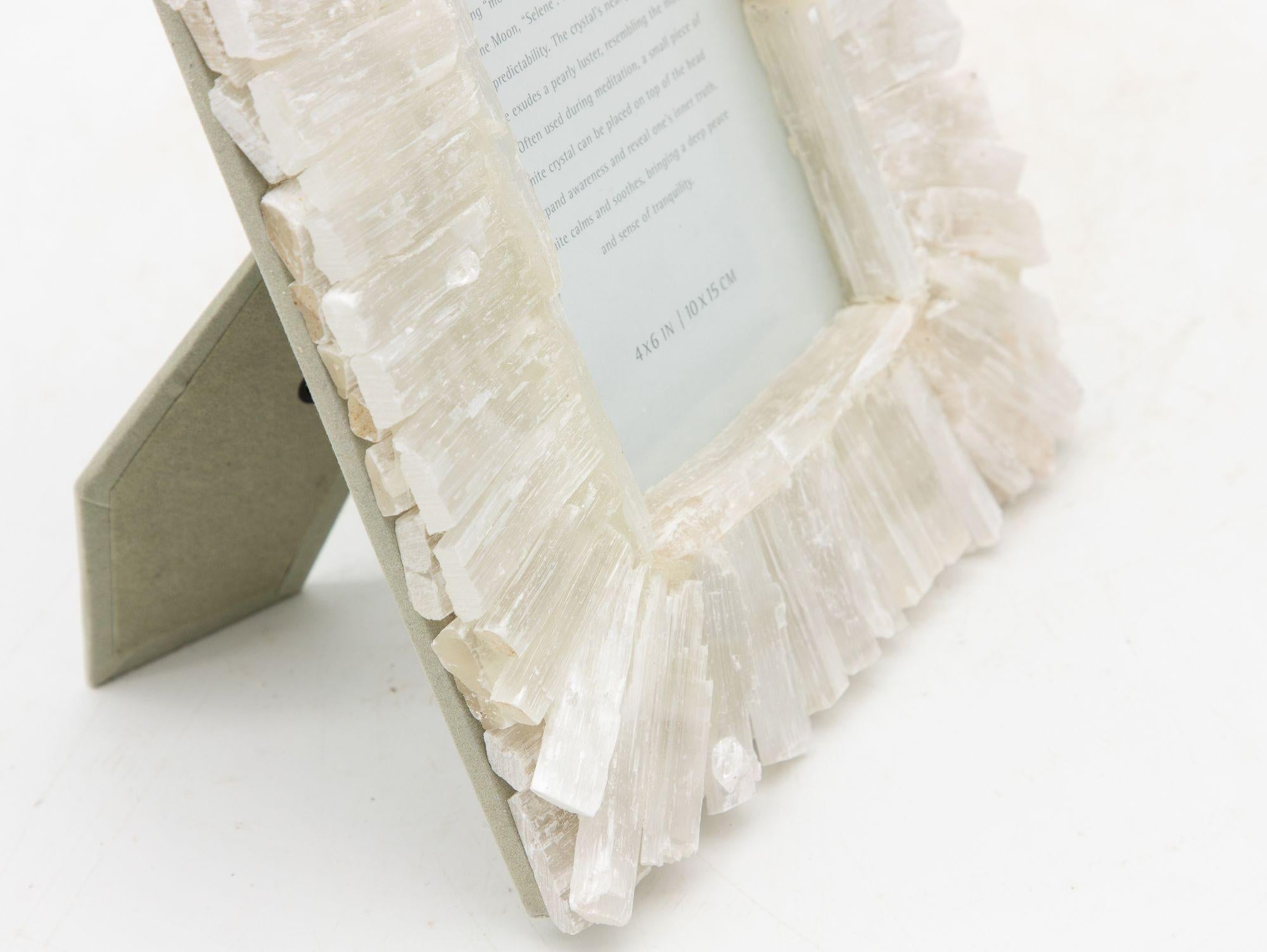 Selenite 4x6 Photoframe by Tozai Home, 2015 For Sale 1