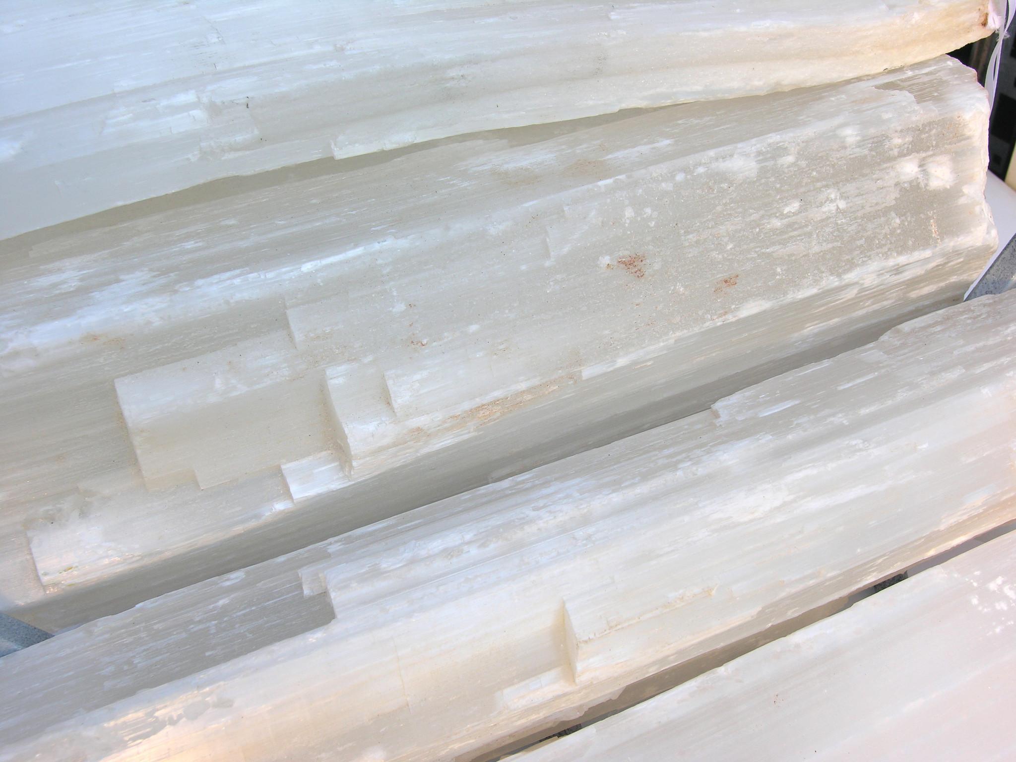 Marocchino Ceppi di selenite 'Set di 6' in vendita