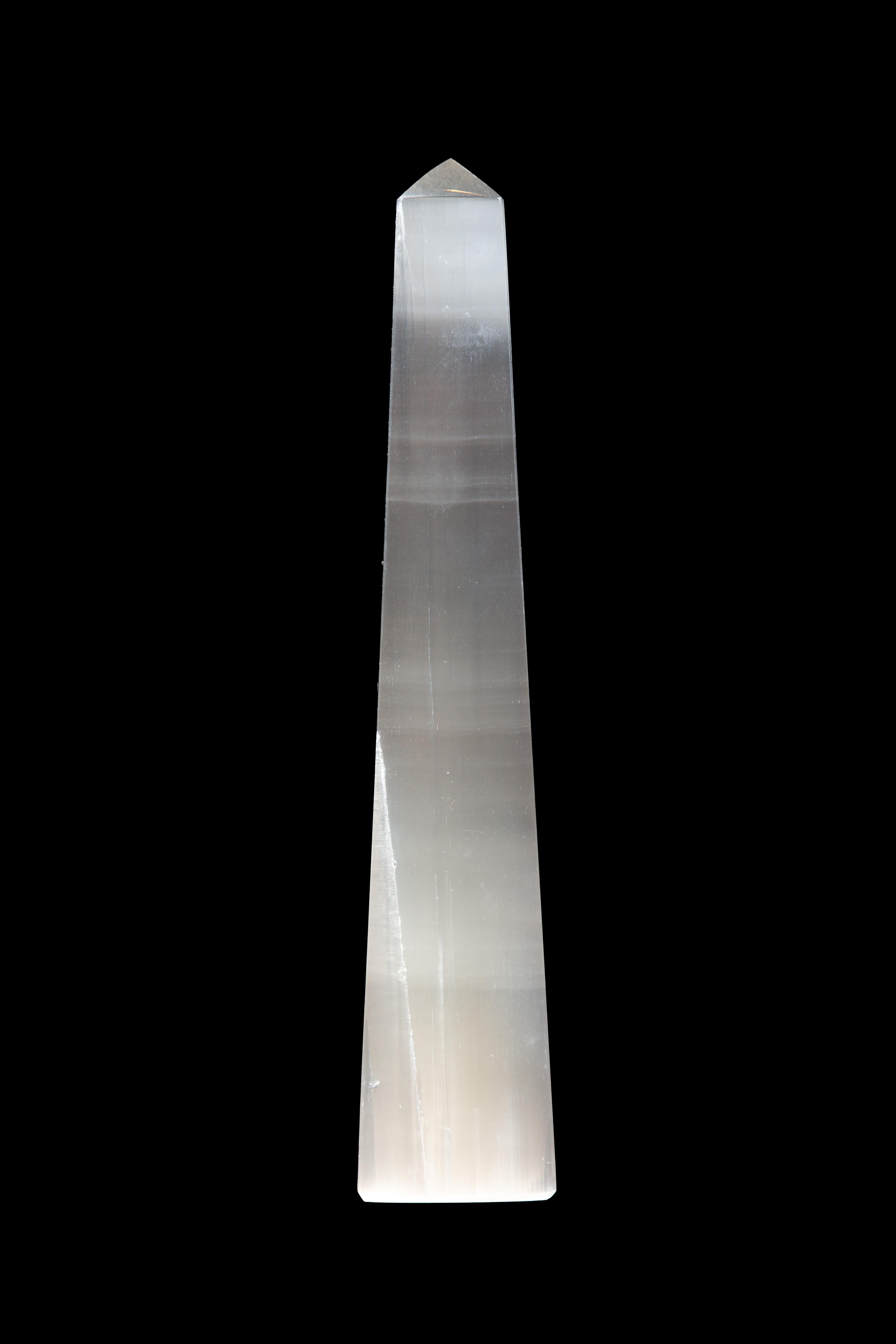 Selenite Obelisk:

Each measures: 2.25