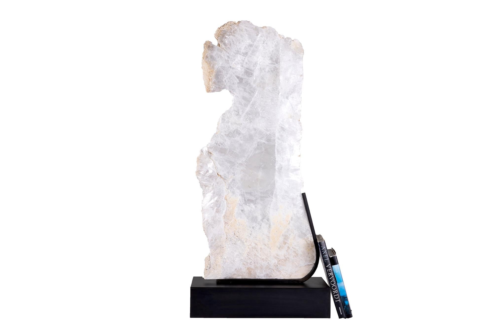 Selenite Sculpture on Mount - Selenite sourced in West Texas 

This piece is a part of Brendan Bass’s one-of-a-kind collection, Le Monde. French for “The World”, the Le Monde collection is made up of rare and hard to find pieces curated by Brendan