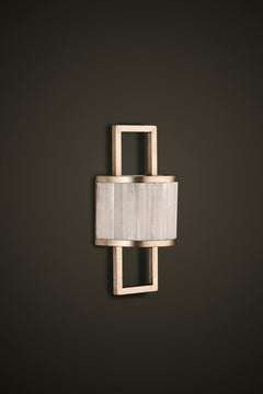 Selenite Wall Sconce by Aver