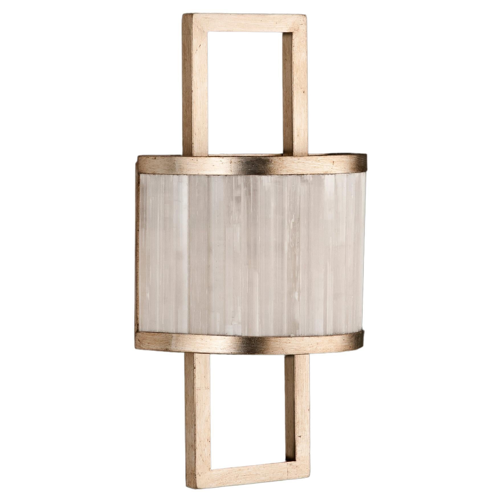 Selenite Wall Sconce by Aver