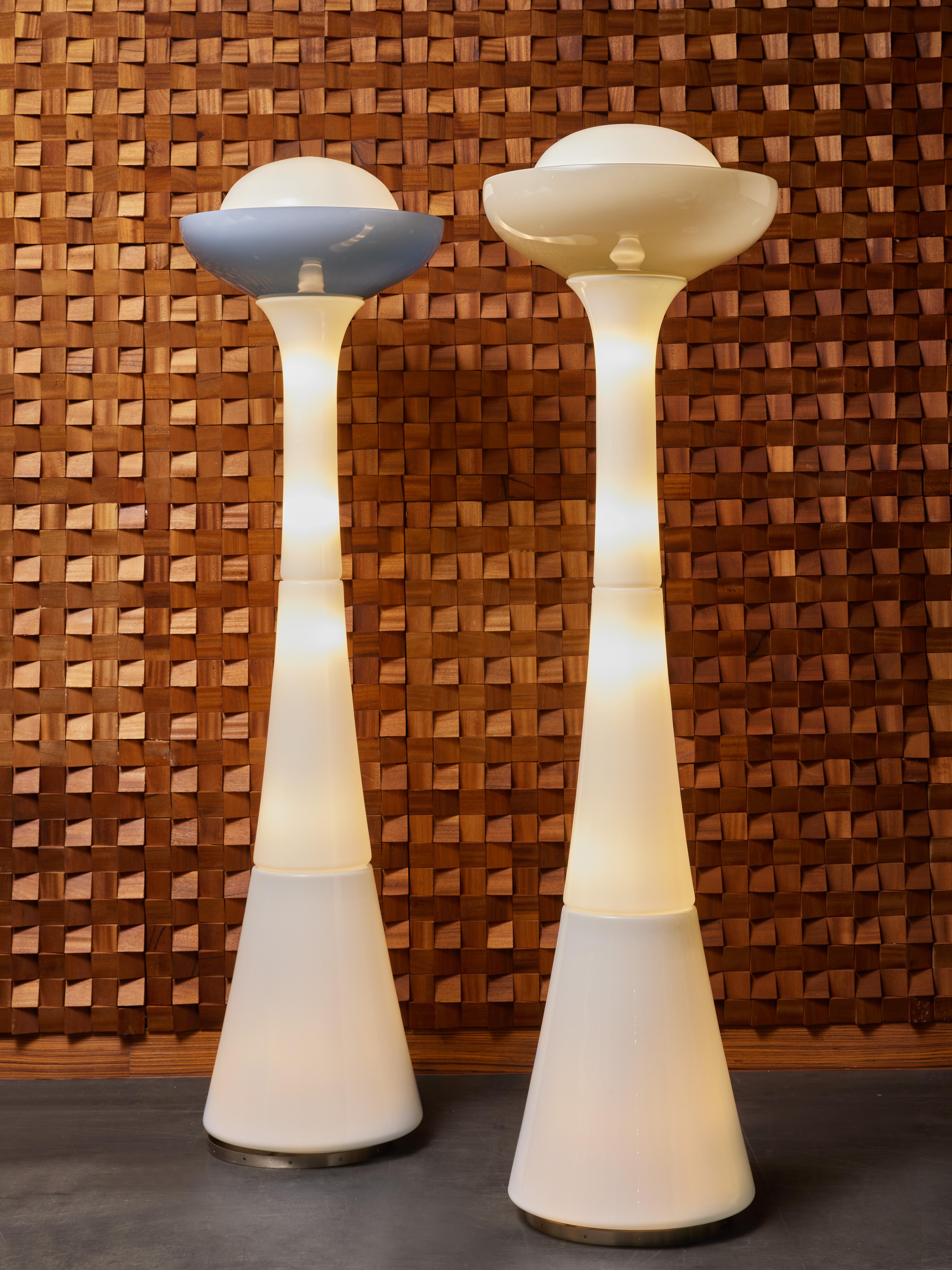 Mid-Century Modern Selenova Floor Lamps by Carlo Nason For Sale