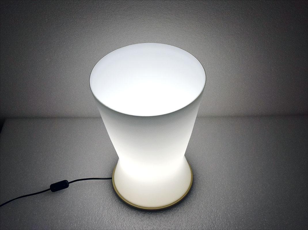 Italian Selenova Murano Glass Table Lamp, 1970s For Sale