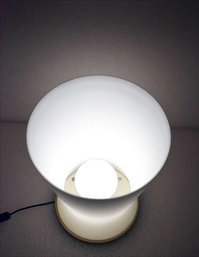 Fin du 20e siècle Selenova Lampe de table en verre de Murano 1970 en vente