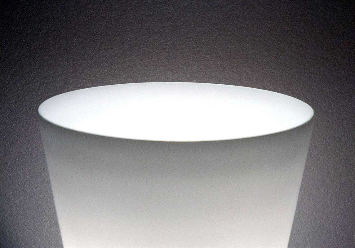 Selenova Lampe de table en verre de Murano 1970 en vente 1