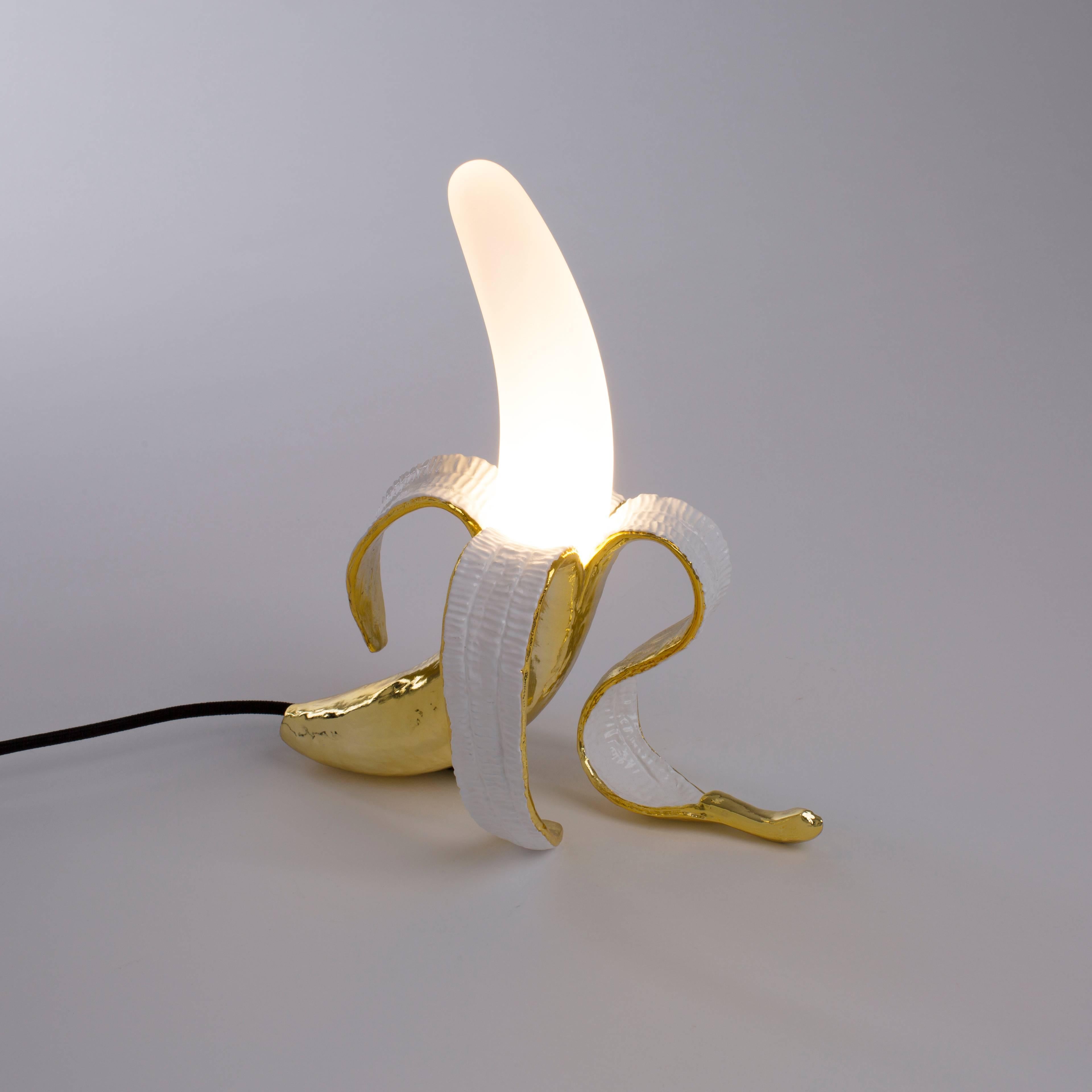 Modern Seletti ‘Banana Lamp-Louie-us’ Resin and Glass Lamp