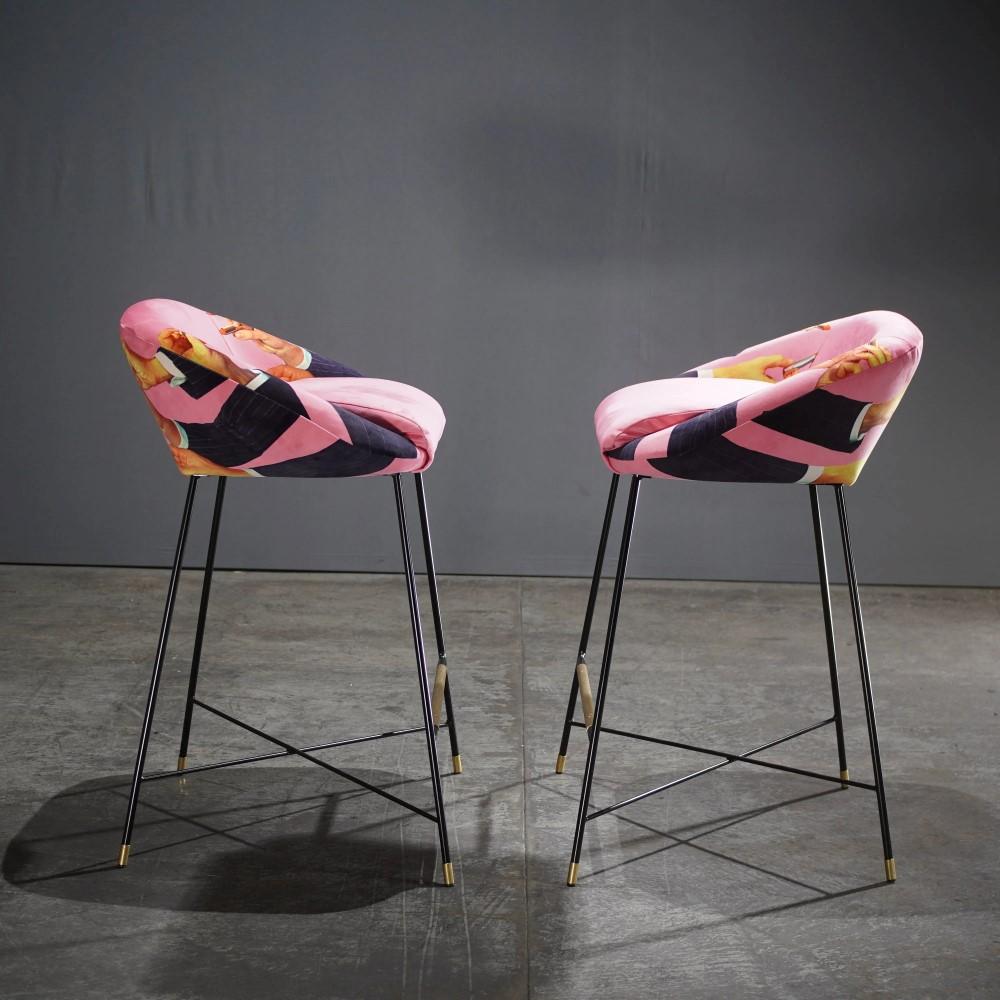 Seletti High Stool Pink Lipsticks by Toiletpaper In Good Condition In Basildon, London