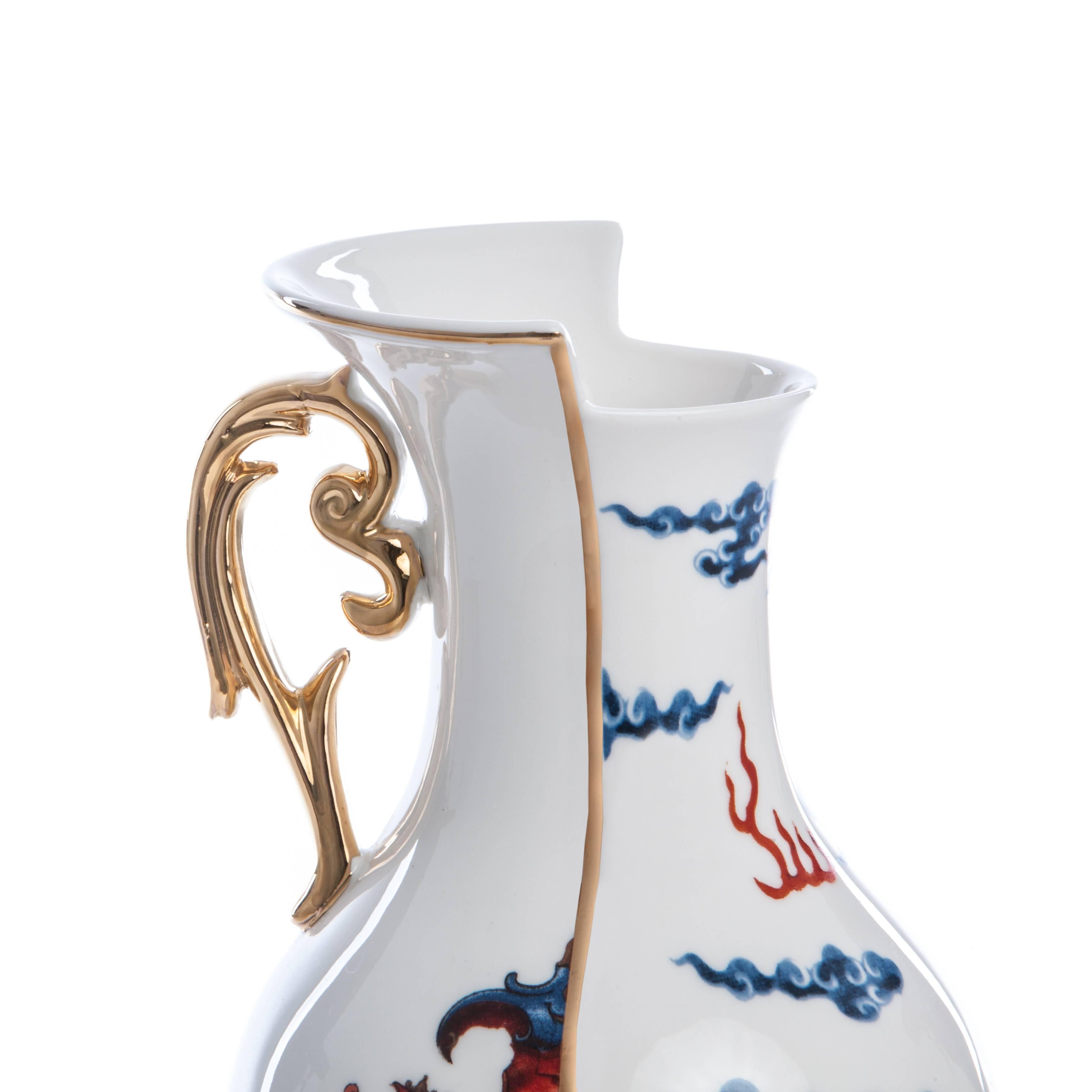 Chinese Seletti 'Hybrid-Adelma' Vase in  Porcelain For Sale