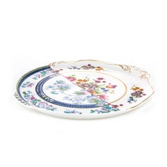 Seletti "Hybrid-Dorotea"  Round Tray in Porcelain