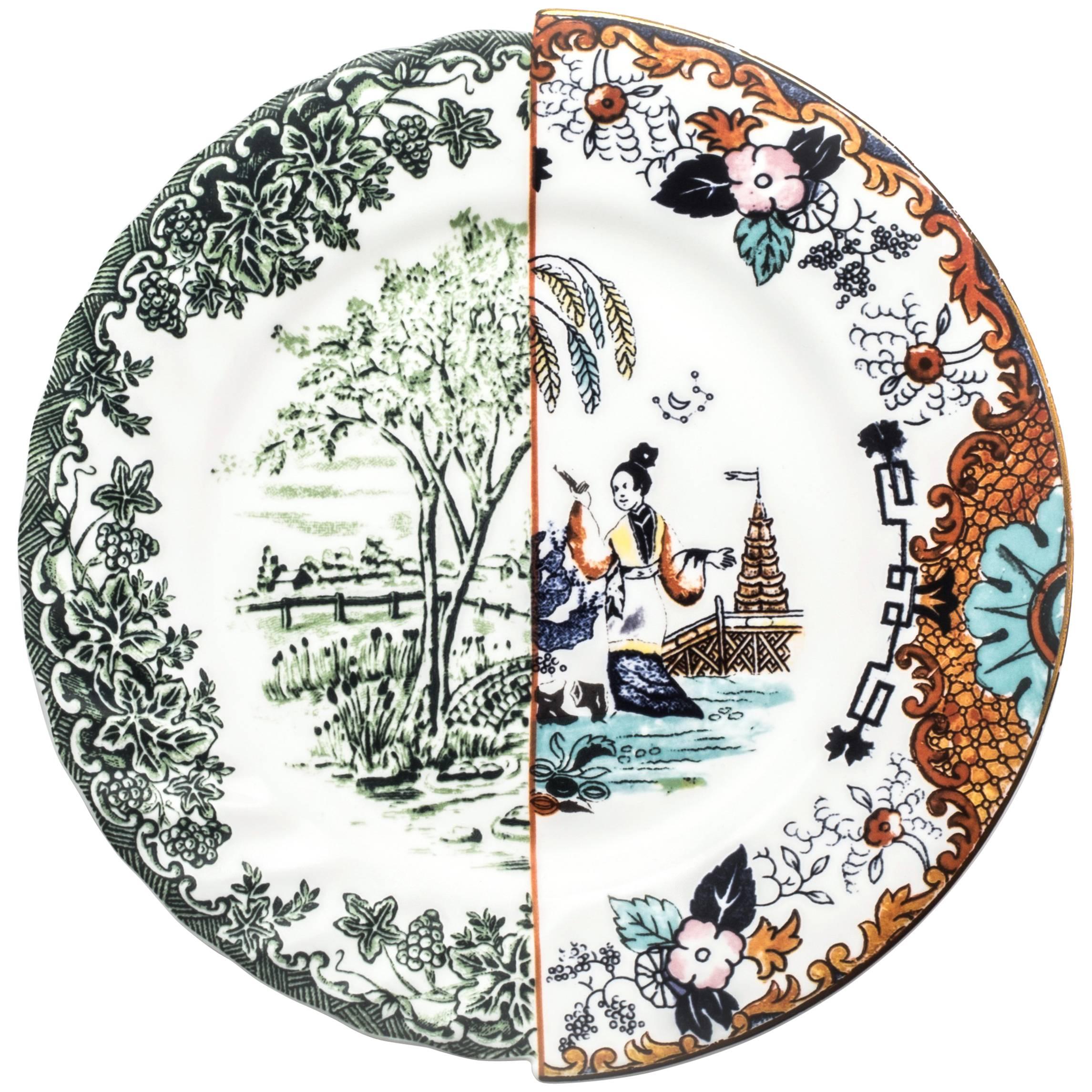 Assiette à dîner Hybrid-Ipazia en porcelaine de Seletti en vente