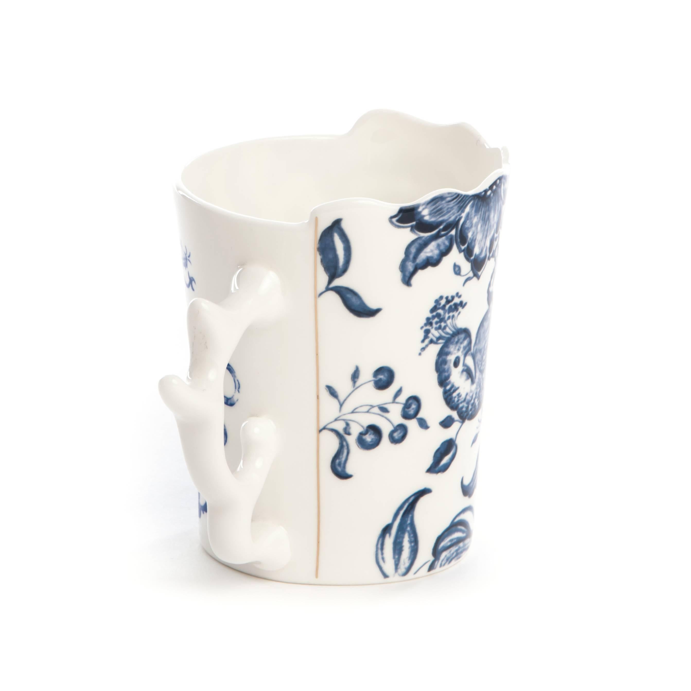 Moderne Tasse « Hybrid-Procopia » de Seletti en porcelaine en vente