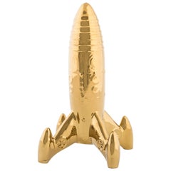 Seletti "Edición limitada en oro" de porcelana Mi nave espacial