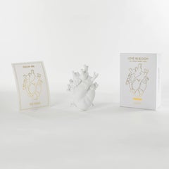 Seletti "Love in Bloom" Porcelain Heart Vase For Sale at 1stDibs