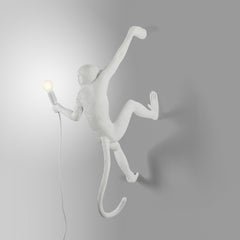 Seletti "Outdoor White Hanging Monkey Lamp", Resin Lamp, Right Hand #5