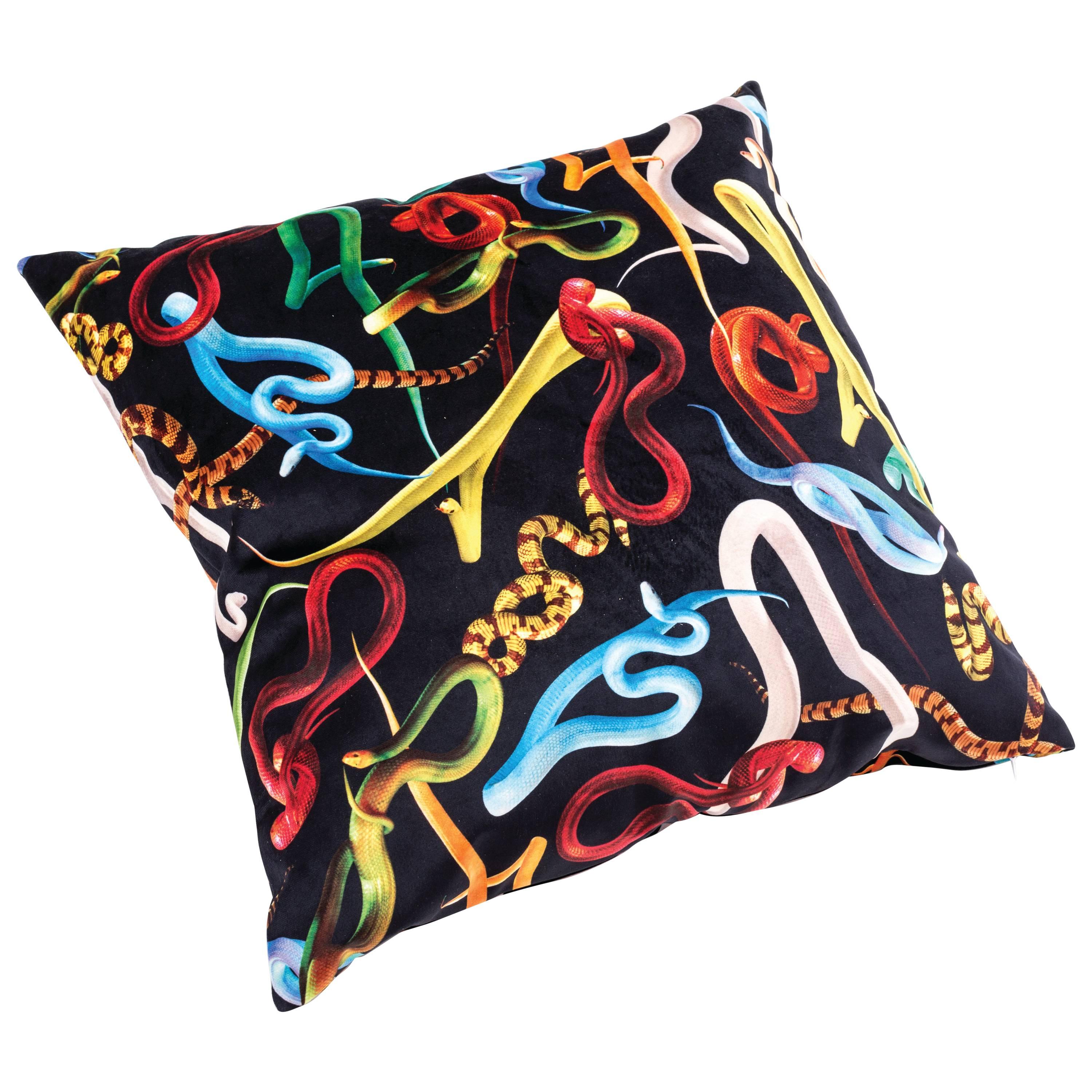 Seletti "Snakes" Polyester Cushion by Toiletpaper - 1stdibs New York