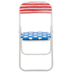Silla plegable de metal Seletti "Popcorn" de Studio Job