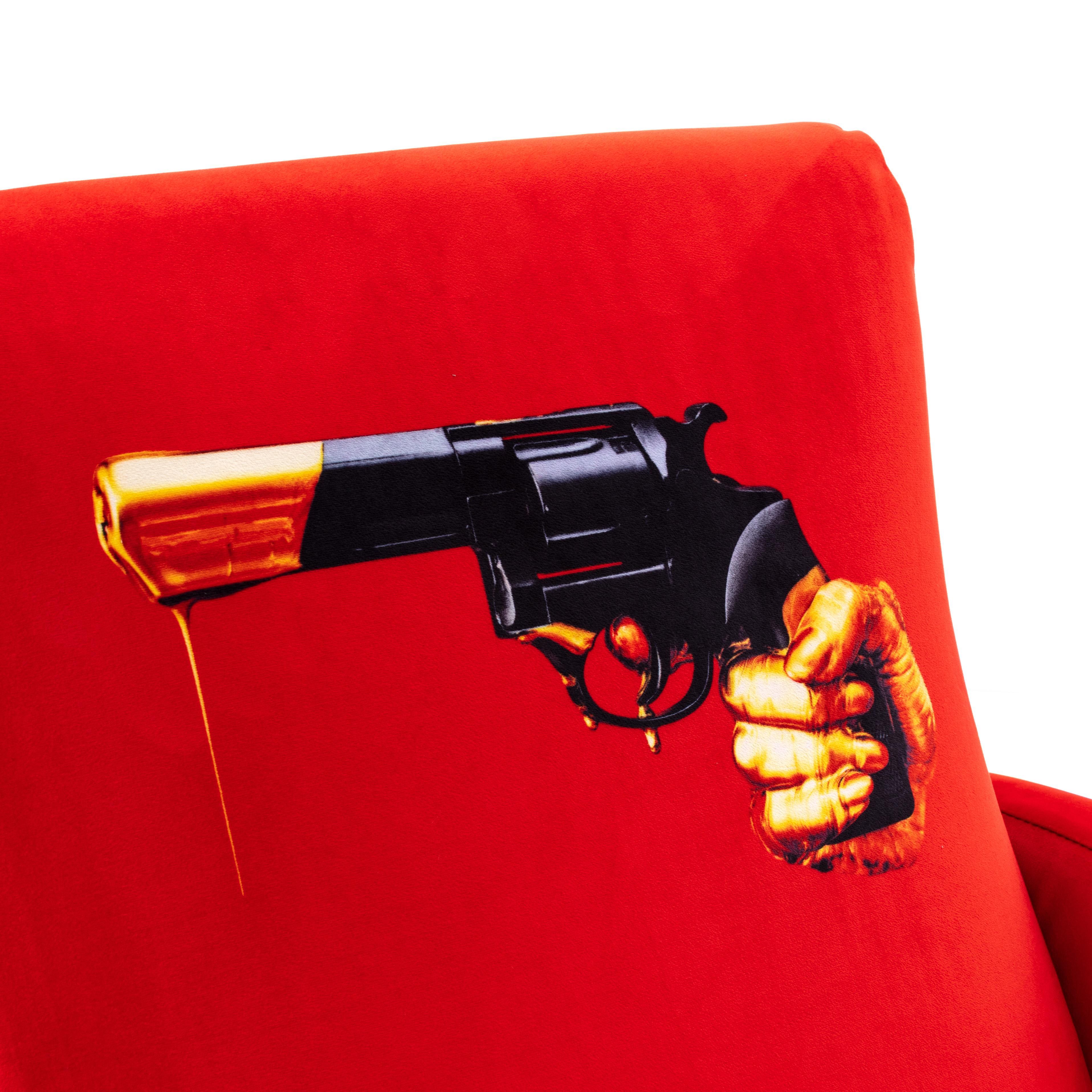 Seletti „Revolver“ gepolsterter Sessel von Toiletpaper Magazine im Angebot 3