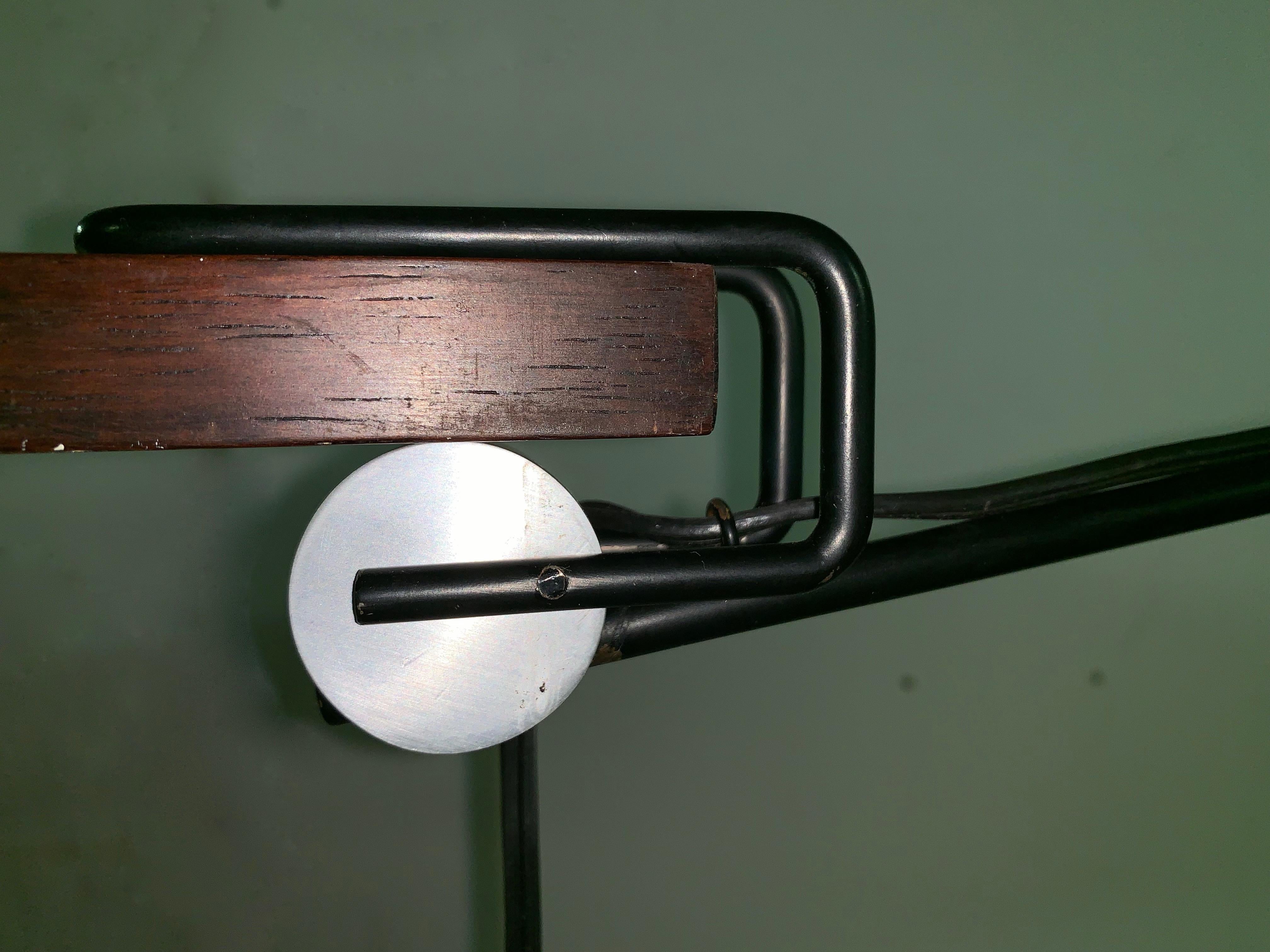 Mid-20th Century Self-Adjustable Shelf Lamp with Amazing Mechanism by Gino Sarfatti For Sale