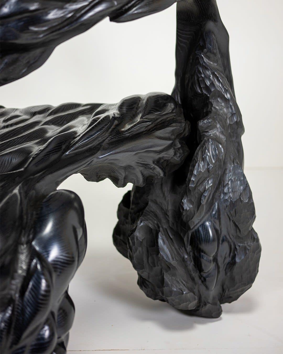 Ebanizzato Sedia Self Mining di Jan Waterston in vendita