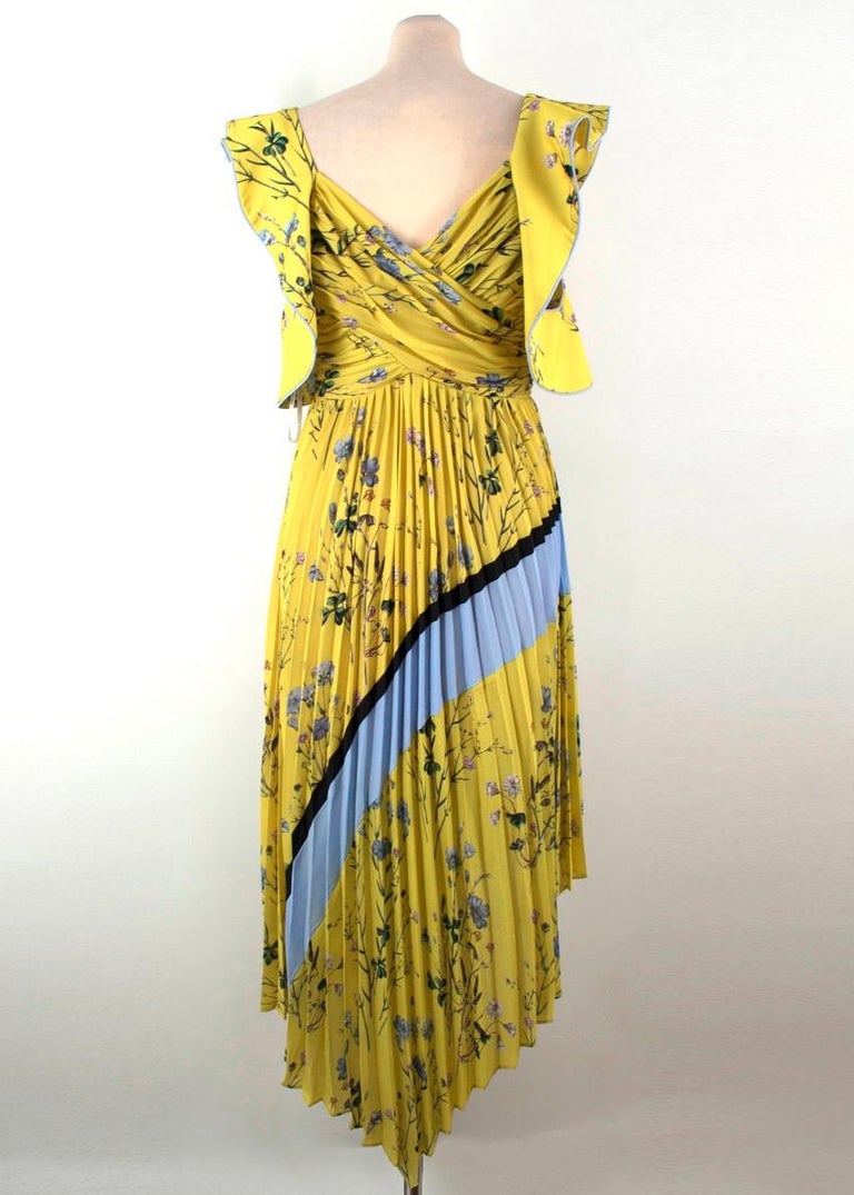 Cocktail Dress with Asymmetrical Floral Details main image 1