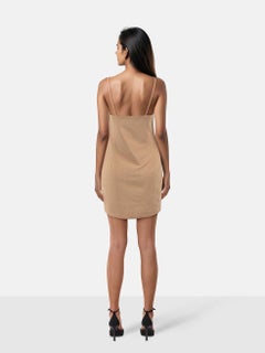 Mini Vestido Bodycon Self-Portrait Beige Talla M
