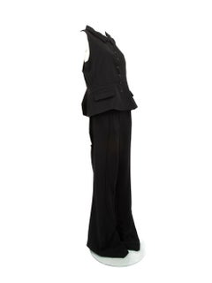 Self-Portrait Black Tailored Detachable Jumpsuit Size XL