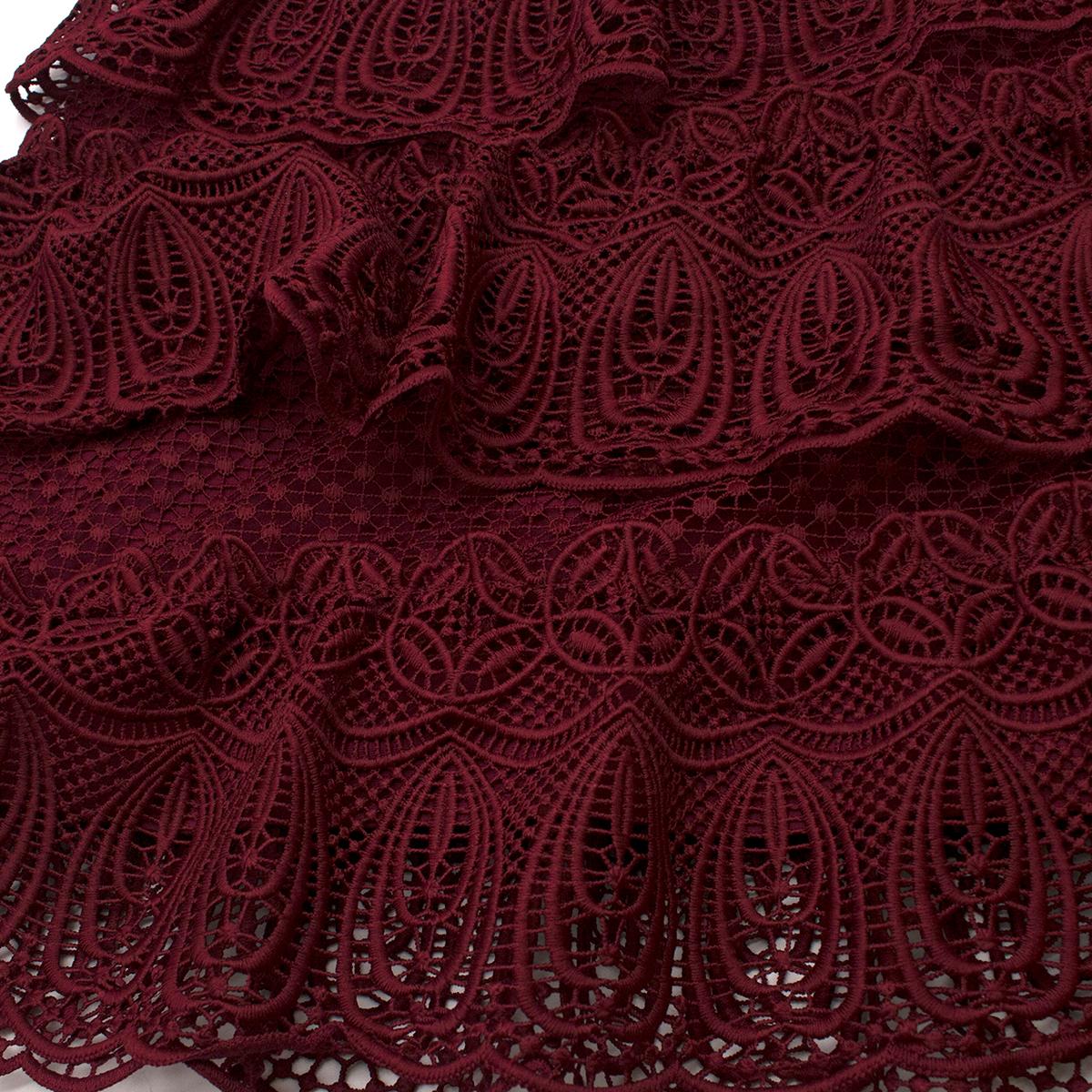 self portrait lace skirt