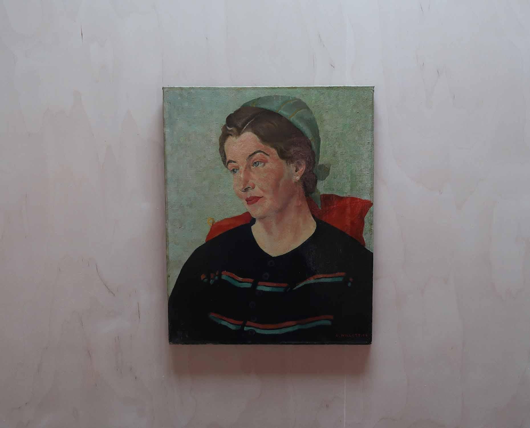 Wunderschönes Porträt von George Willott*

Öl auf Leinwand. Unterzeichnet und datiert 1944 

Die Inschrift über seine Frau wurde auf seinem alten Originalrahmen gefunden.

Ungerahmt verkauft

Kostenloser Versand in Großbritannien

*1900-2000.