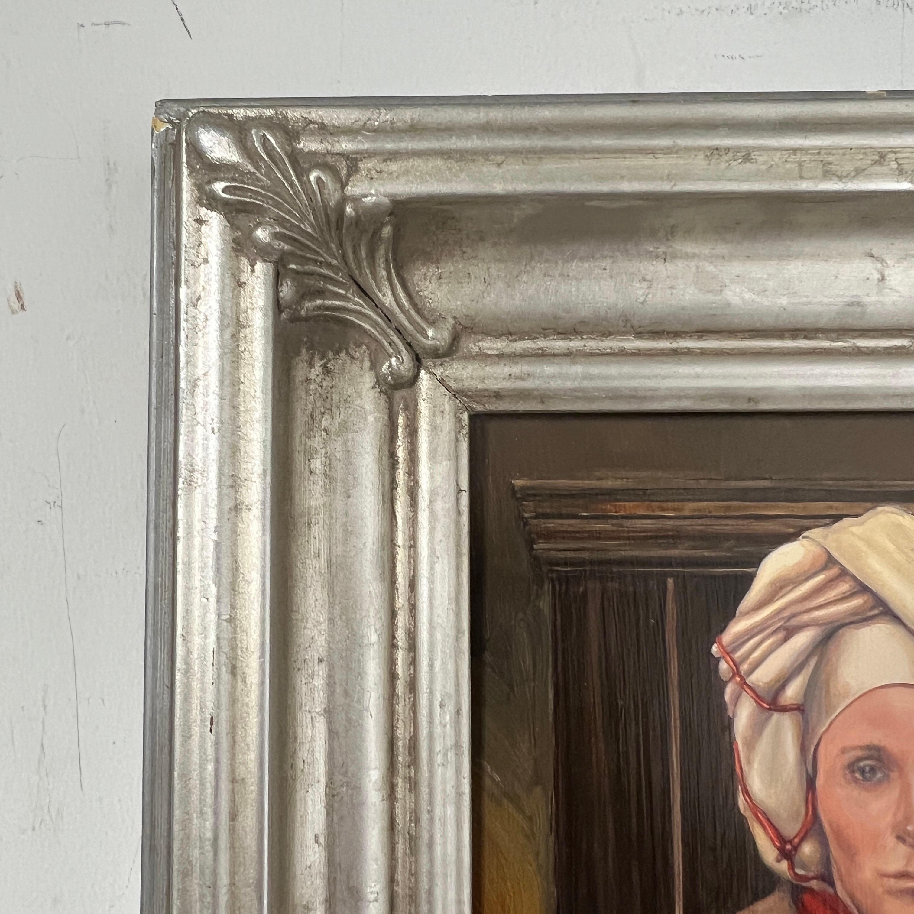 Self Portrait In Tempura Titled “Coming Out”, Signed D. Darcy, C. 1990s In condizioni buone in vendita a Peabody, MA