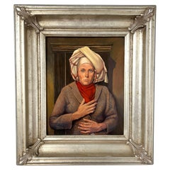 Self Portrait In Tempura Titled “Coming Out”, Signed D. Darcy, C. 1990s
