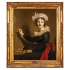 Self-Portrait, Marie Louise Elisabeth Vegée Lebrun French School
