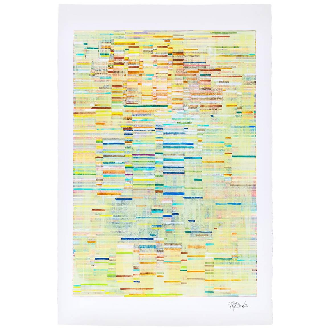 "Self-Portrait" Original Contemporary Art Mixed Media Painting im Angebot