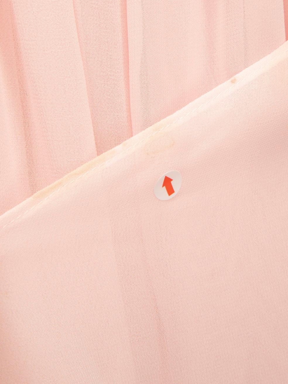 Self-Portrait Pink Chiffon Cape Midi Dress Size S 4
