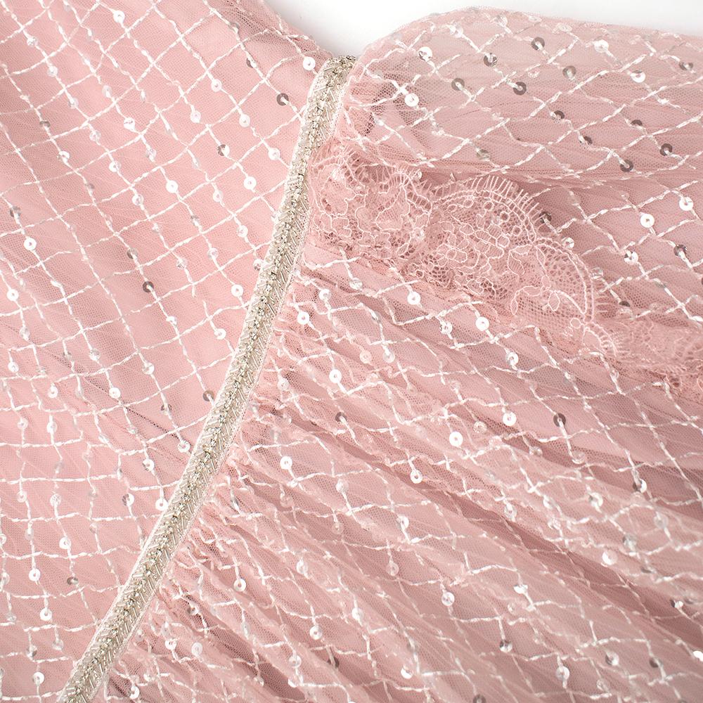 Women's or Men's Self-Portrait Pink Lace Gown XS 8