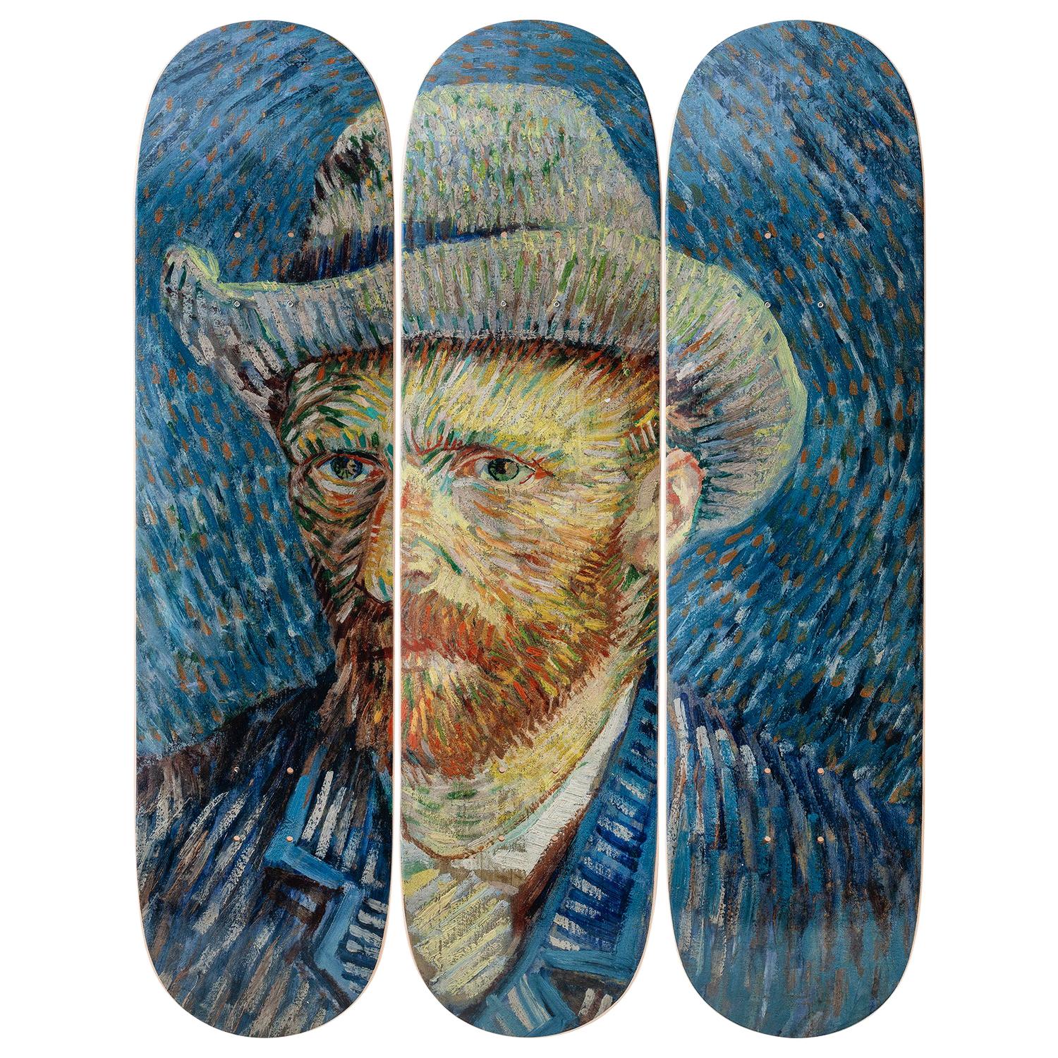 Self-Portrait Skateboard Decks after Vincent van Gogh
