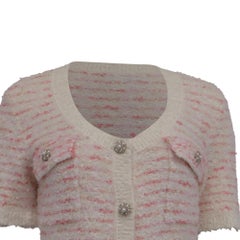 Mini-robe « Self-Portrait » en tweed rehaussée de détails, en coton multicolore